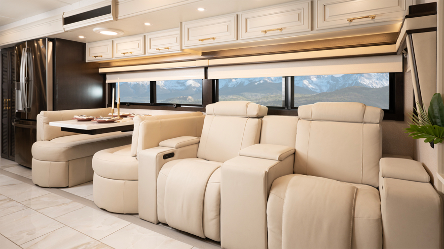 Cornerstone 45V Power Theater Seating and Booth Dinette