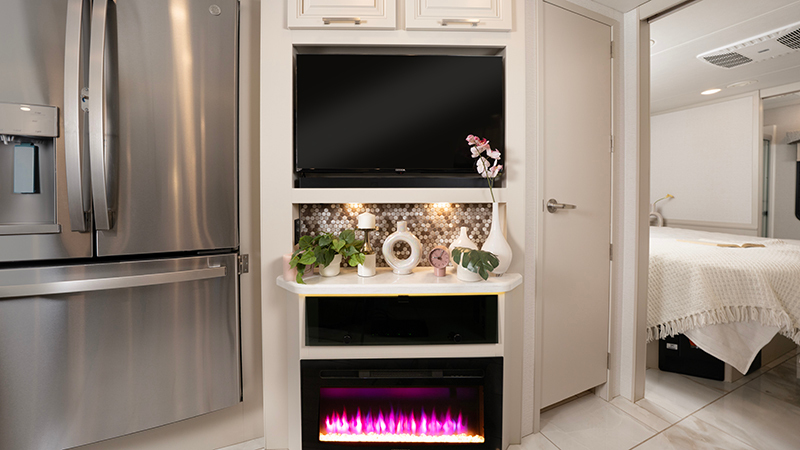 Accolade XL 37K Entertainment Center with Electric Fireplace