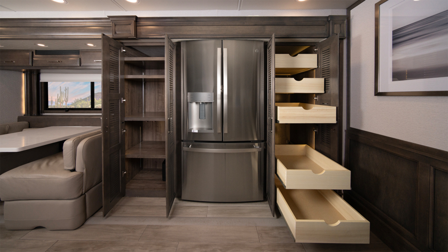 Aspire 44R Fridge with Pantry Open