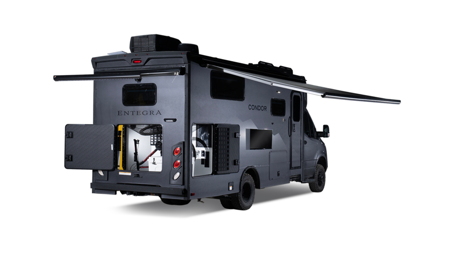 Condor 23S Awning Extended