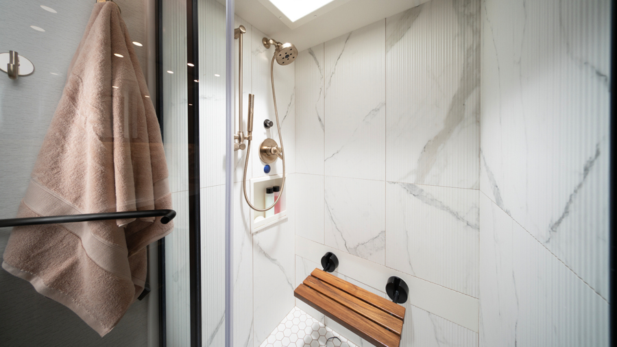 Cornerstone 45V Hand-Tiled Shower