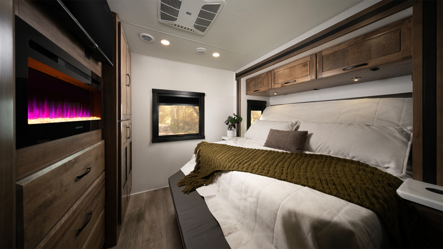 Accolade XT 35L Bedroom with Bed Up